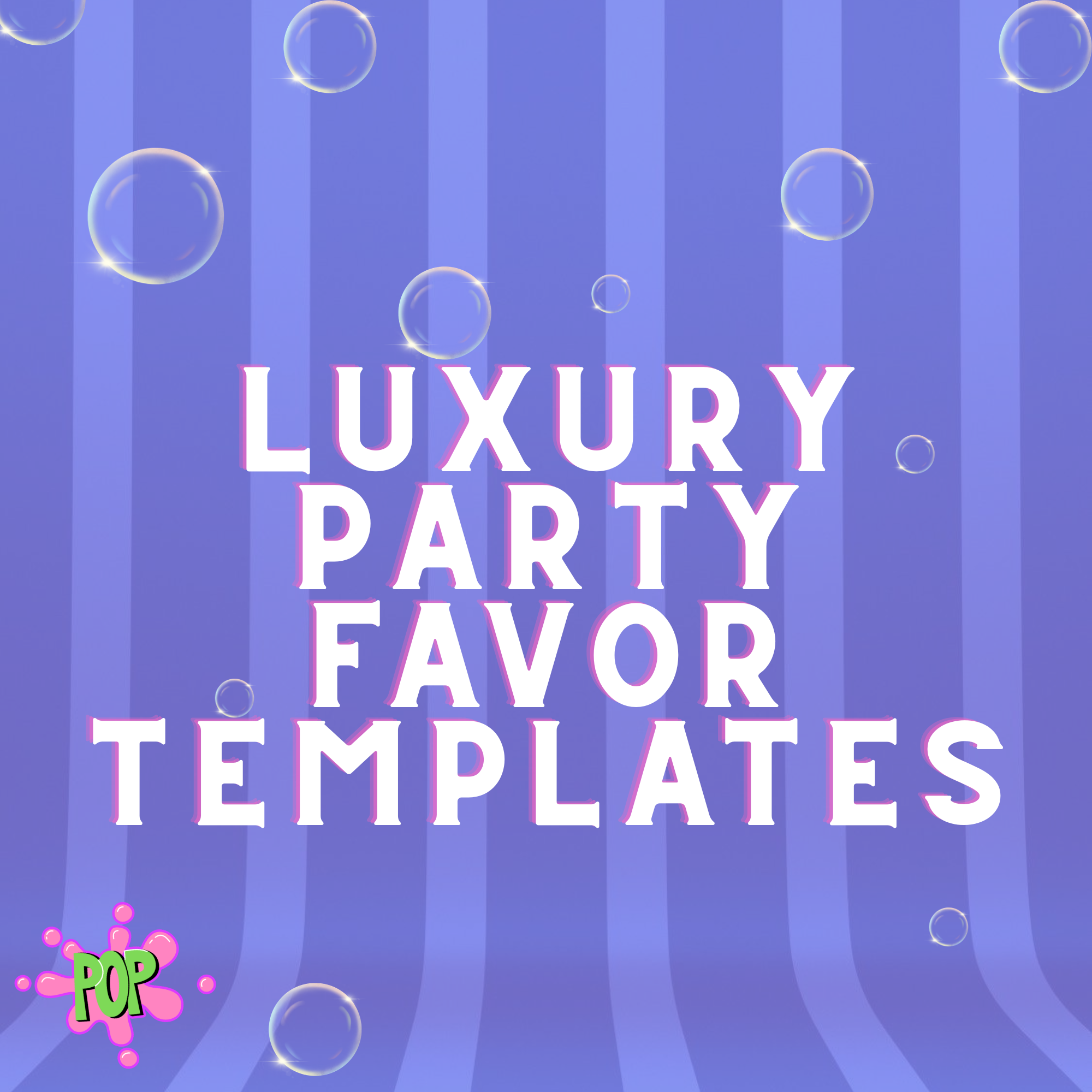 Luxury Party Favor Templates