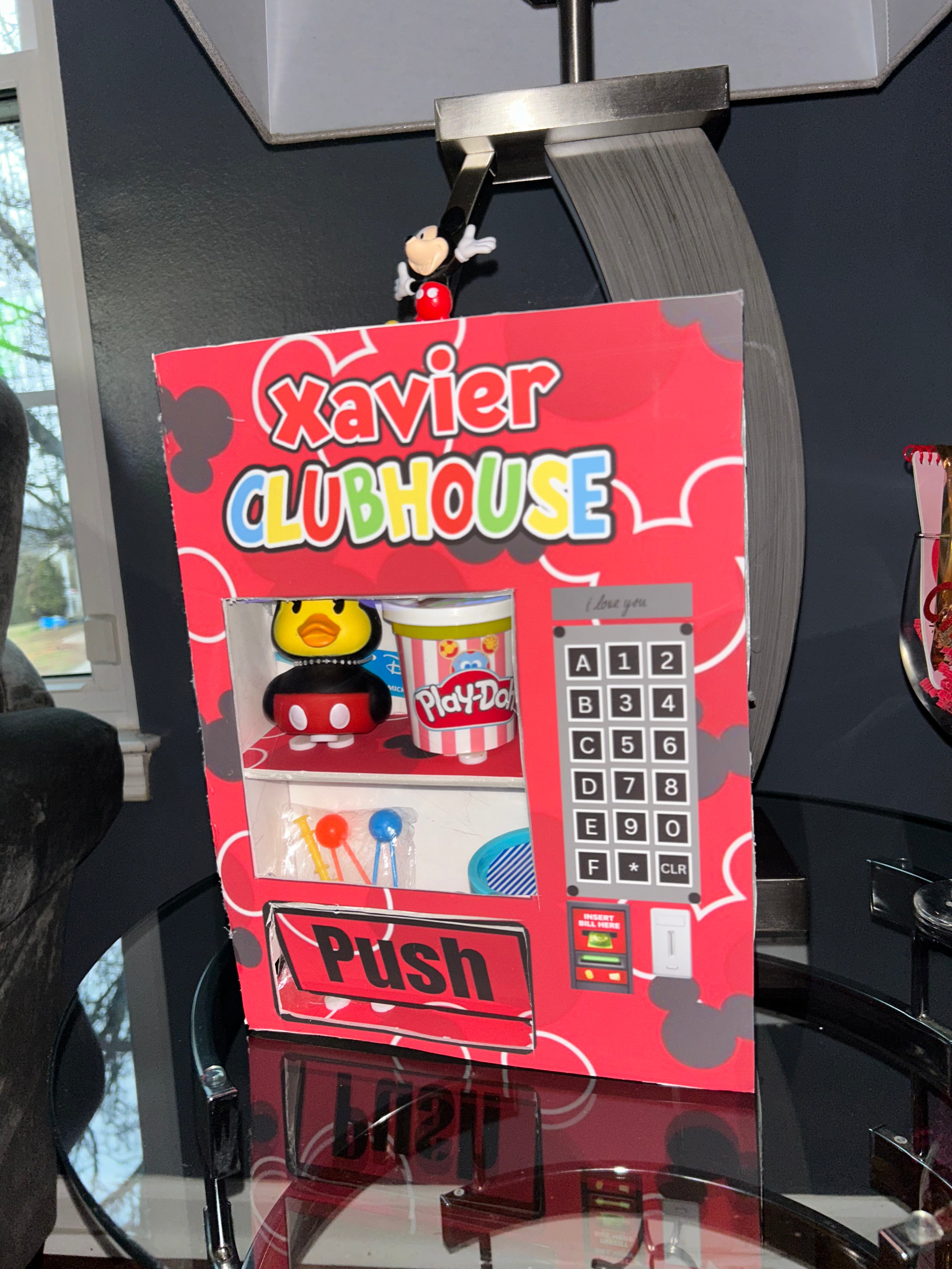 Custom Vending Machine Party Display