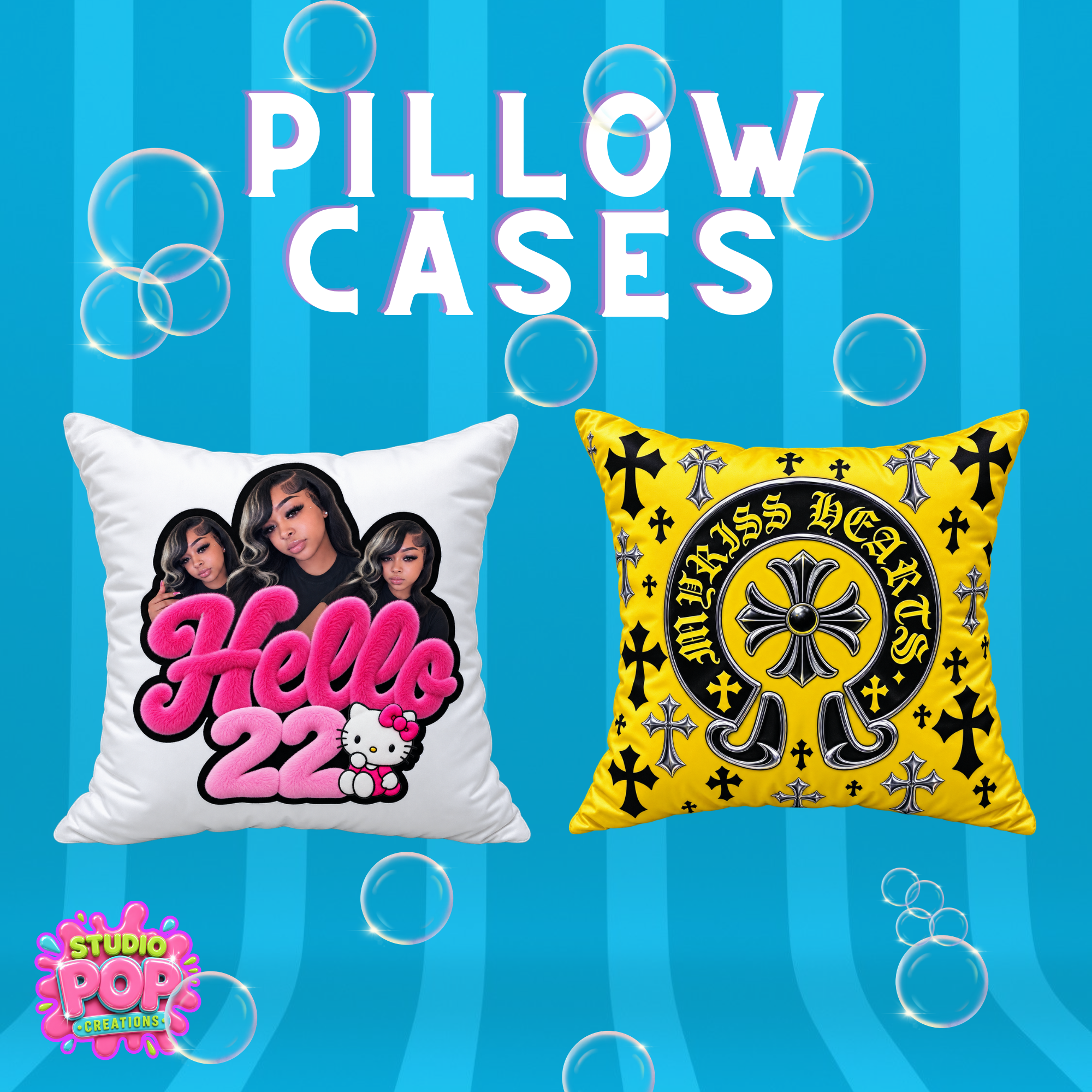 Custom 16×16 Pillow Case — CASE ONLY