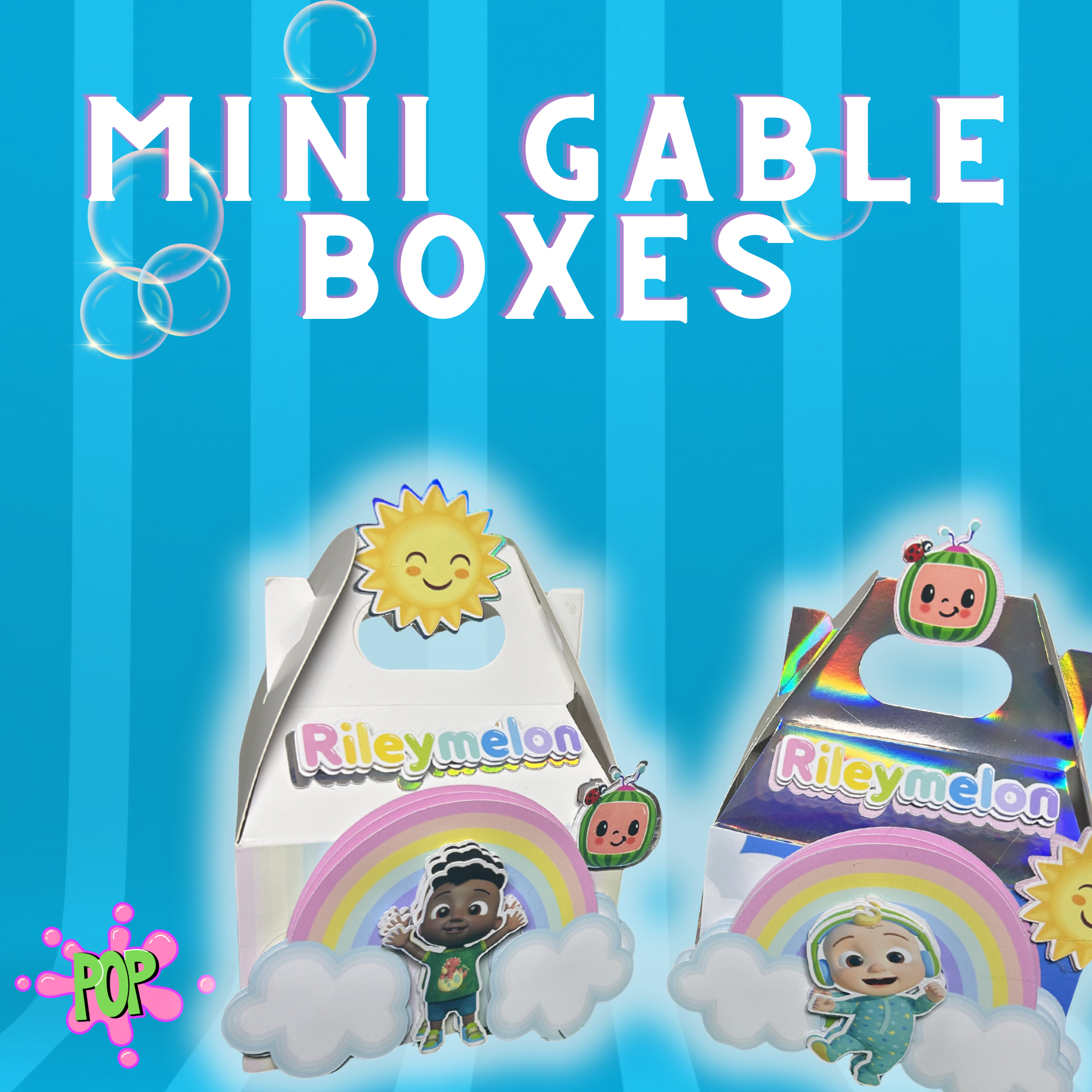 StudioPOP 3D Gable Boxes