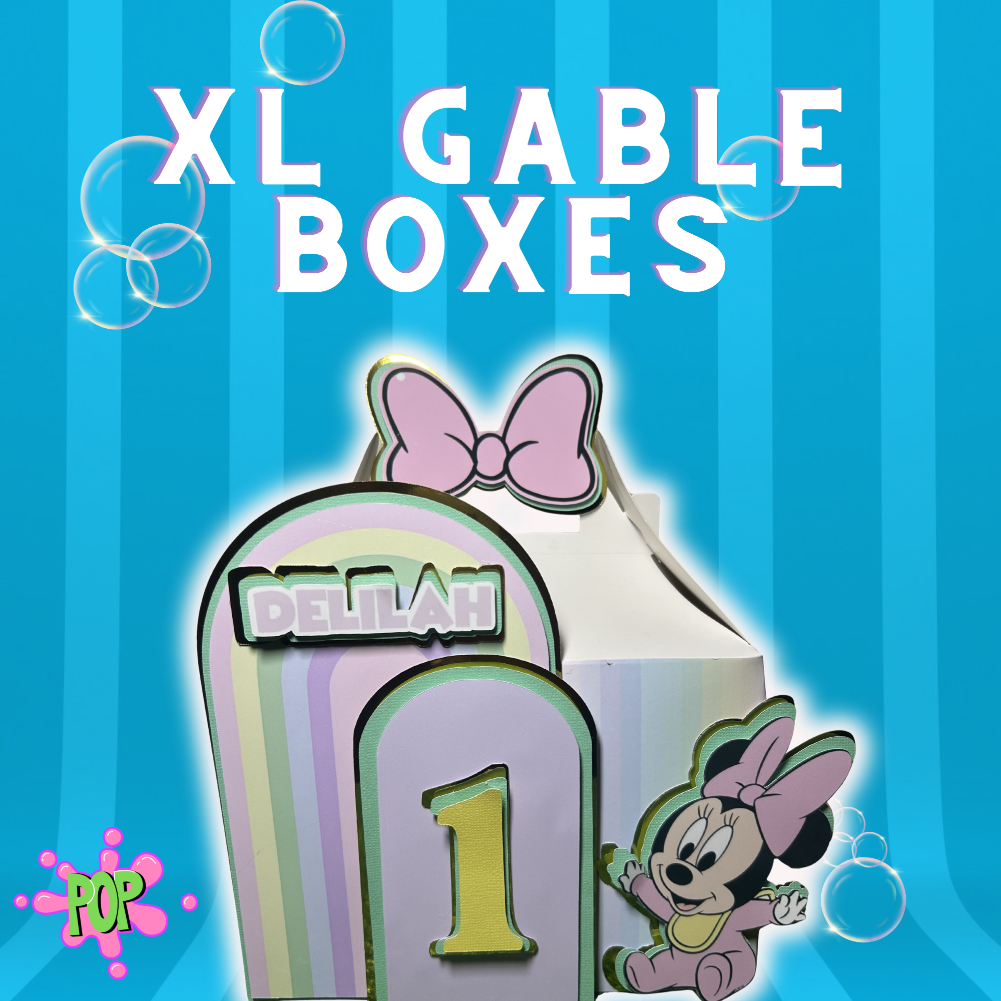 StudioPOP 3D Gable Boxes