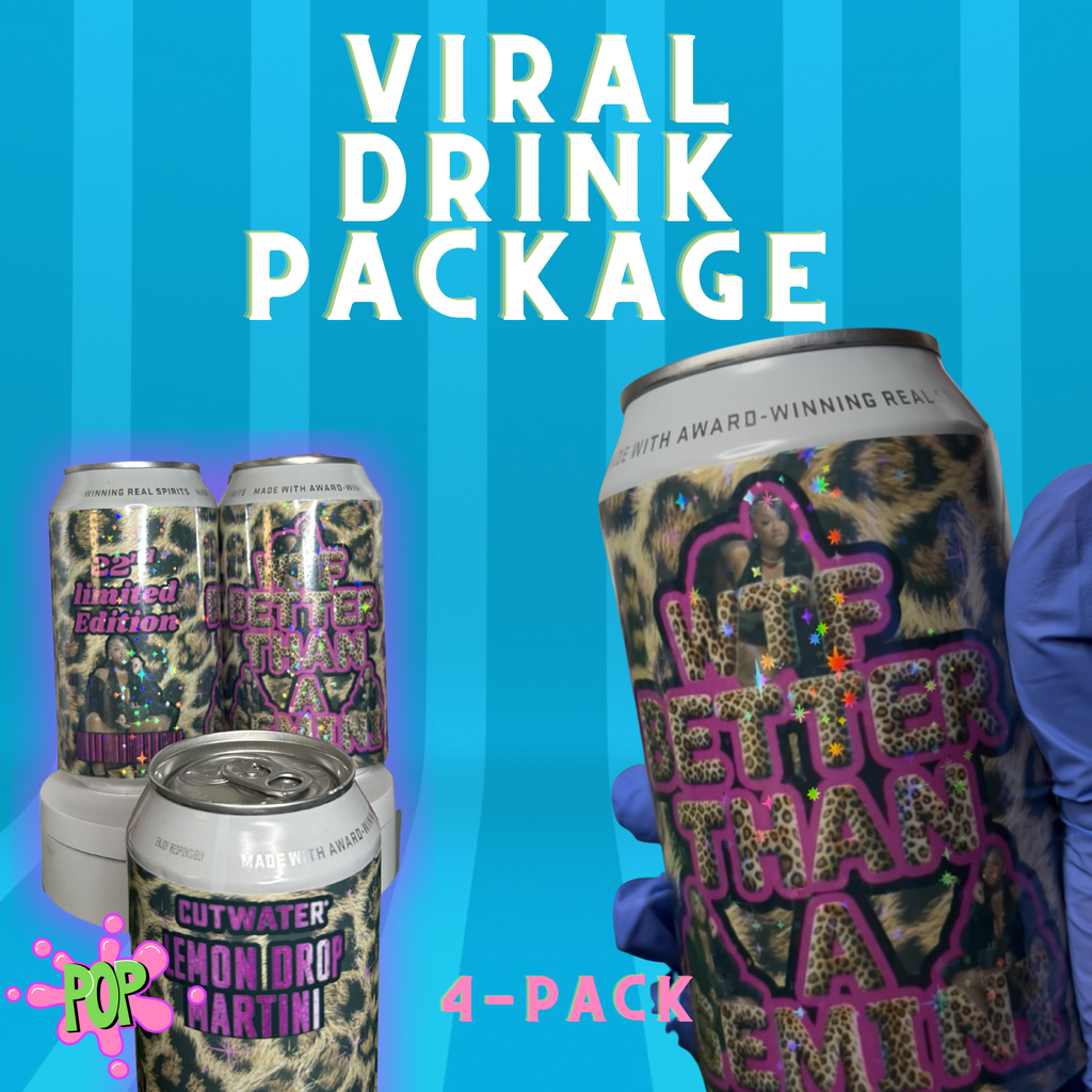 StudioPOP Viral Drink Package 4-Pack