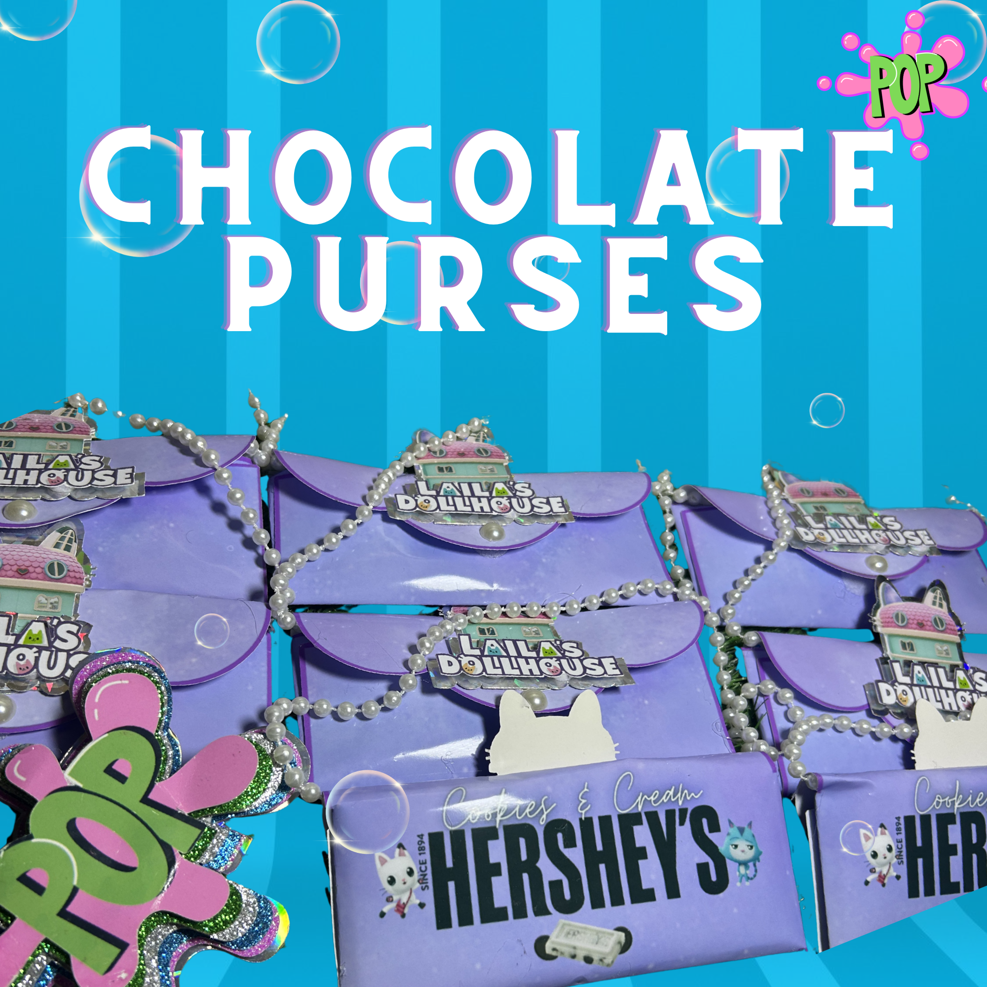 StudioPOP Chocolate Purses