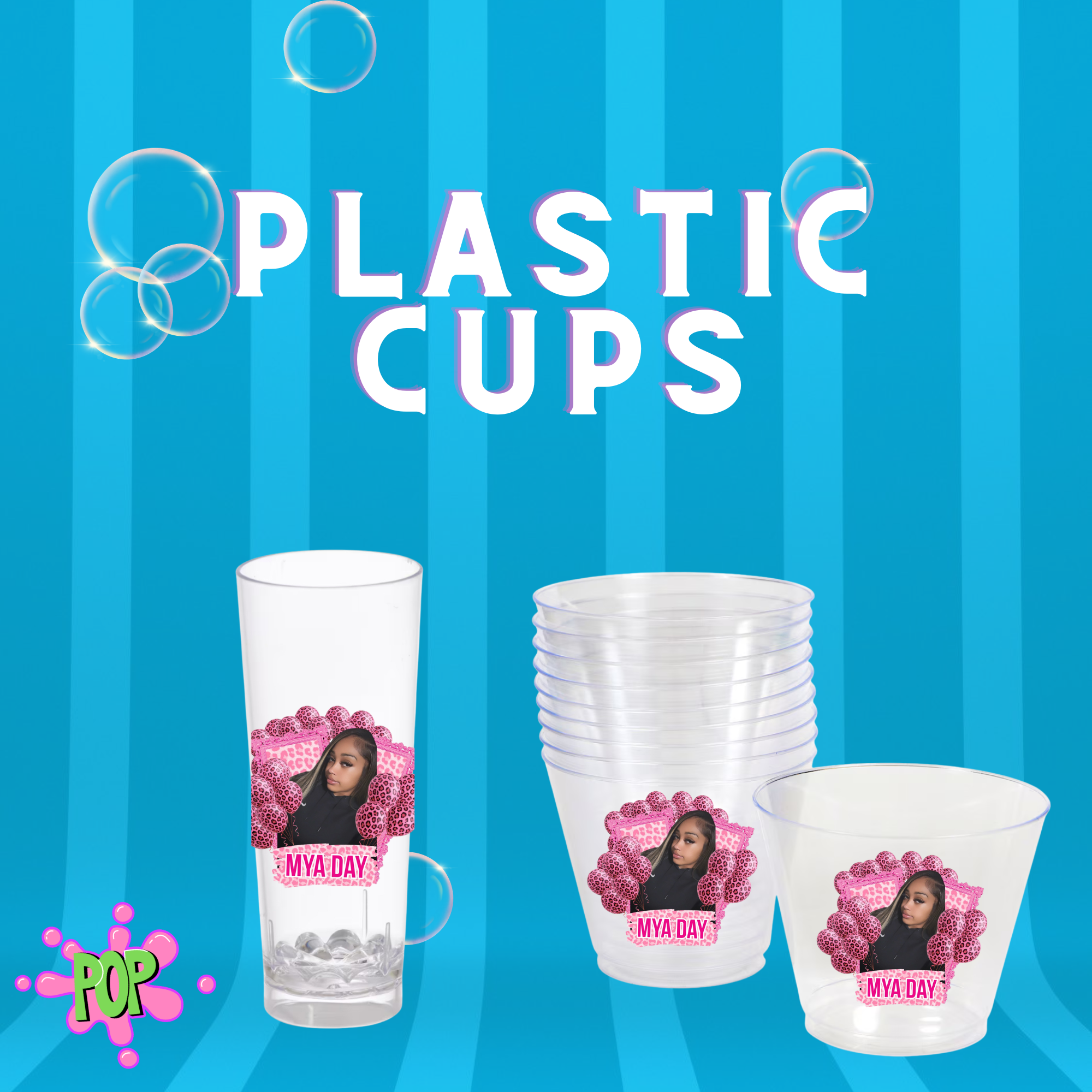 StudioPOP Plastic Cups