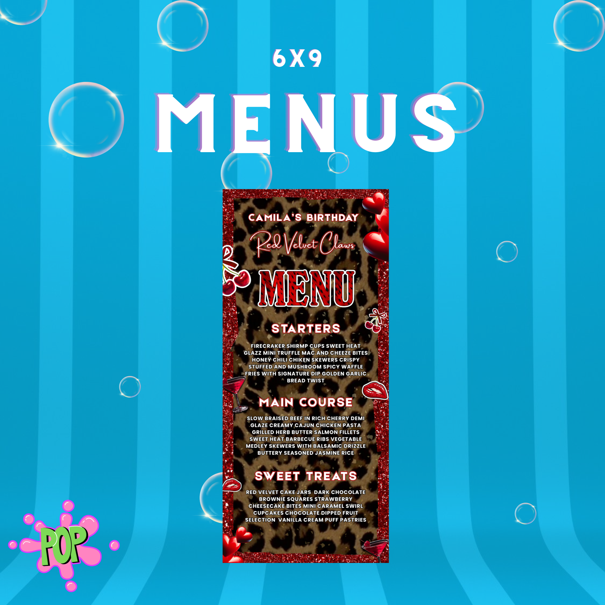 StudioPOP Menus (10)