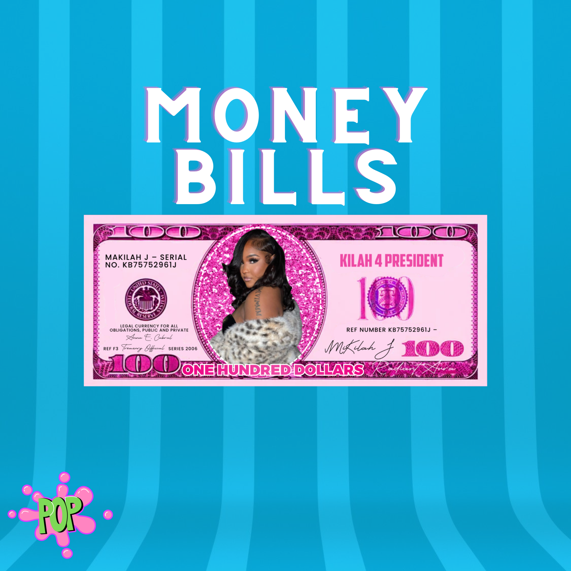 StudioPOP Money Bills (10)